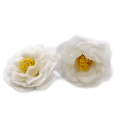 Soap flower camelia white, , medium