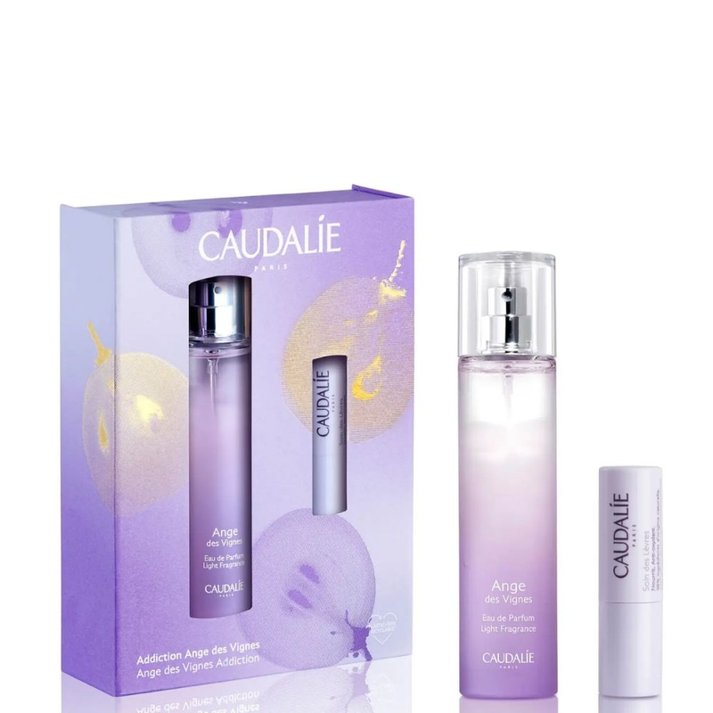 Caudalie ange des vignes eau de parfum light 50ml+ lip conditioner 4.5G gift set-null
