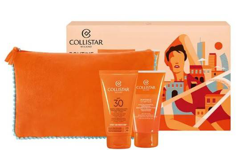 Collistar – Sun Routine High Protection Gift Set ( Spf30 Ultra Protection Tanning Cream 150ml + After Sun Shower – Shampoo 150ml), , medium image number null