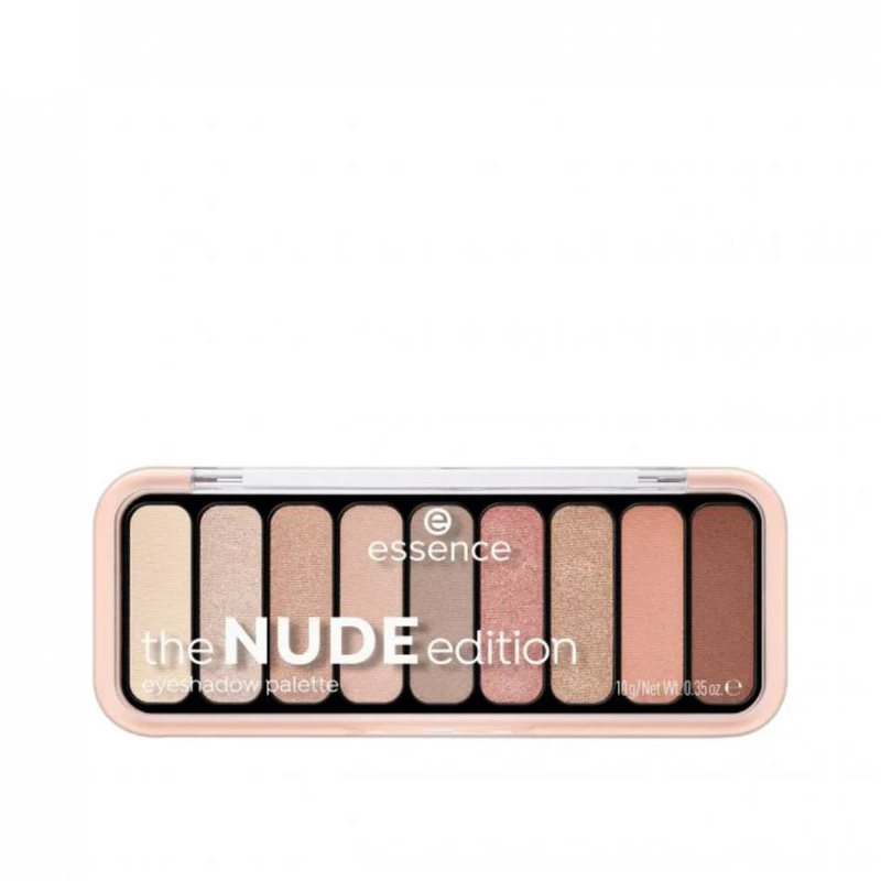Essence the nude edition eyeshadow palette 10 grs, , medium-null