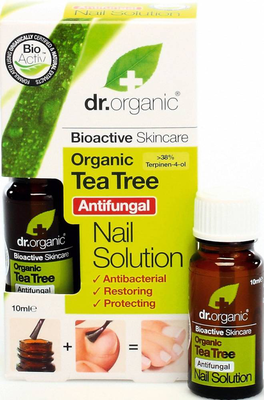 Dr. Organic tea tree antifungal nail solution 10ml, , medium