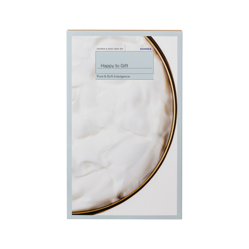Korres happy to gift pure & soft indulgence set &mu;&epsilon; &alpha;&phi;&rho;ό&lambda;&omicron;&upsilon;&tau;&rho;&omicron; &gamma;&iota;&alpha;&omicron;ύ&rho;&tau;&iota; 250ml & &gamma;&alpha;&lambda;ά&kappa;&tau;&omega;&mu;&alpha; &sigma;ώ&mu;&alpha;&tau;&omicron;&sigmaf; 125ml, , medium-null