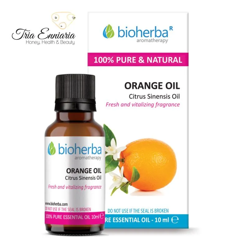 Sweet orange, pure essential oil, 10 ml, bioherba, , medium image number null