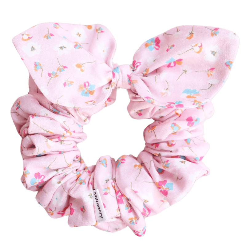 Vanessa mini bow scrunchie, , medium-null