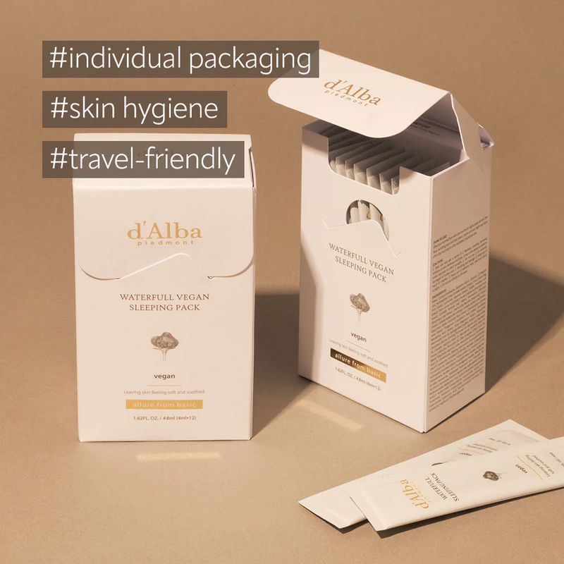 Product image: D'alba waterfull vegan sleeping pack 4ml-null