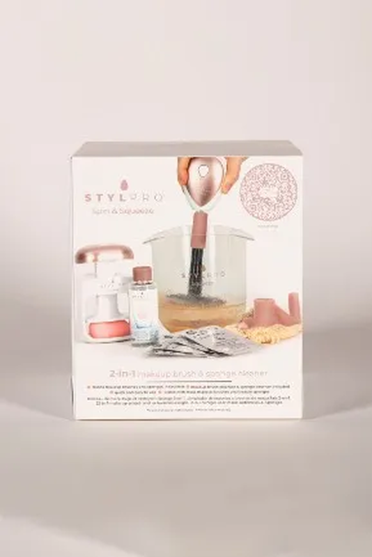 Product image: Spin & squeeze makeup brush and sponge cleaner, , medium-null