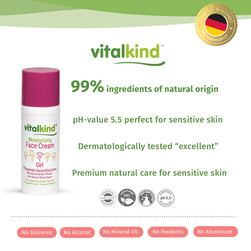 Vitalkind moisturizing face cream girl, , medium-null