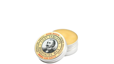 Captain fawcett ricki hall's booze &amp; baccy moustache wax 15ml, , medium