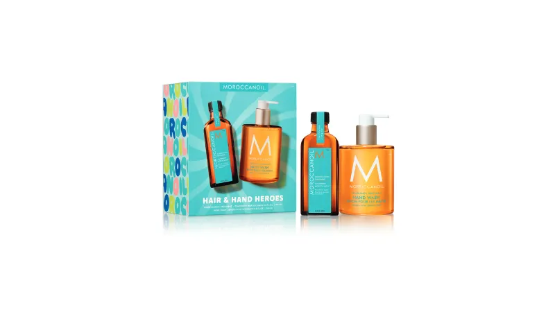 Moroccanoil hair & hand heroes set fragrance originale 360 ml & 100 ml-null