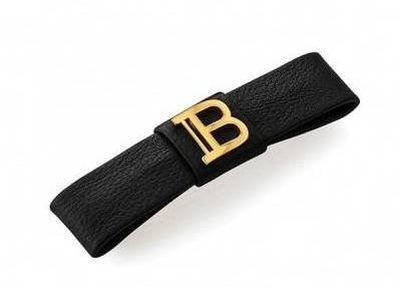 Balmain l/e slide bow fw21 18k gold pladed, . .