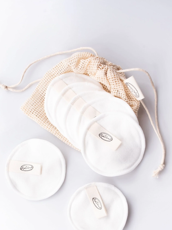 Upcircle beauty cotton and bamboo makeup pads - 7pcs, , medium-null