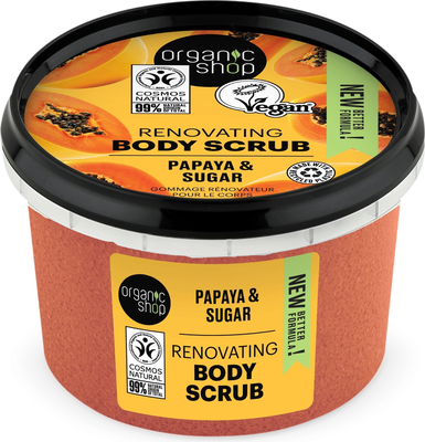 Body scrub papaya & sugar renovating, , medium