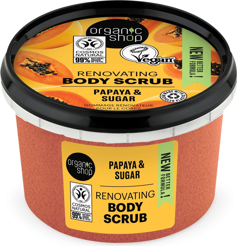 Body scrub papaya & sugar renovating, , medium-null