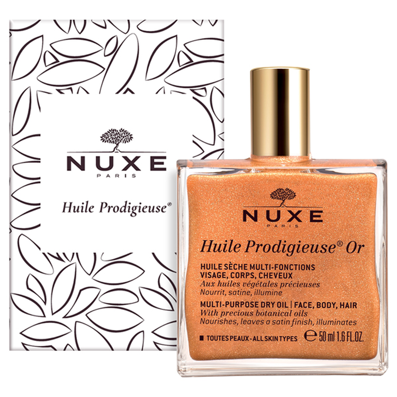Nuxe huile prodigieuse or &iota;&rho;&iota;&delta;ί&zeta;&omicron;&nu; &xi;&eta;&rho;ό &lambda;ά&delta;&iota; &gamma;&iota;&alpha; &pi;&rho;ό&sigma;&omega;&pi;&omicron;, &sigma;ώ&mu;&alpha; & &mu;&alpha;&lambda;&lambda;&iota;ά 50 ml-null