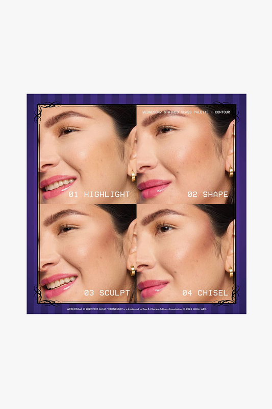 Wednesday stained glass contour palette, , medium-null