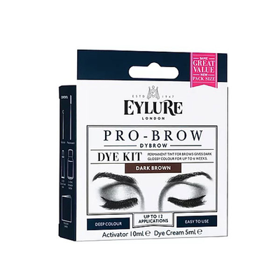Eylure dybrow &beta;&alpha;&phi;ή &gamma;&iota;&alpha; &tau;&alpha; &phi;&rho;ύ&delta;&iota;&alpha; brown dye kit, , medium