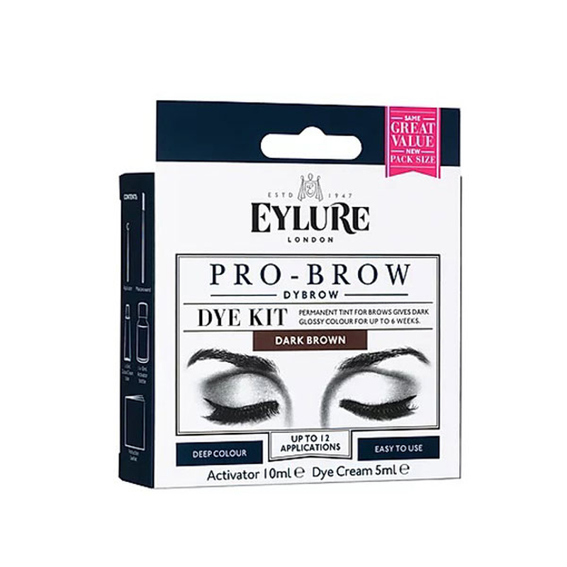Eylure dybrow &beta;&alpha;&phi;ή &gamma;&iota;&alpha; &tau;&alpha; &phi;&rho;ύ&delta;&iota;&alpha; brown dye kit-null