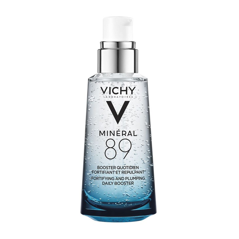 Vichy mineral 89, fortifying& plumping daily booster with 89% mineral water& hyaluronic acid 50ml-null