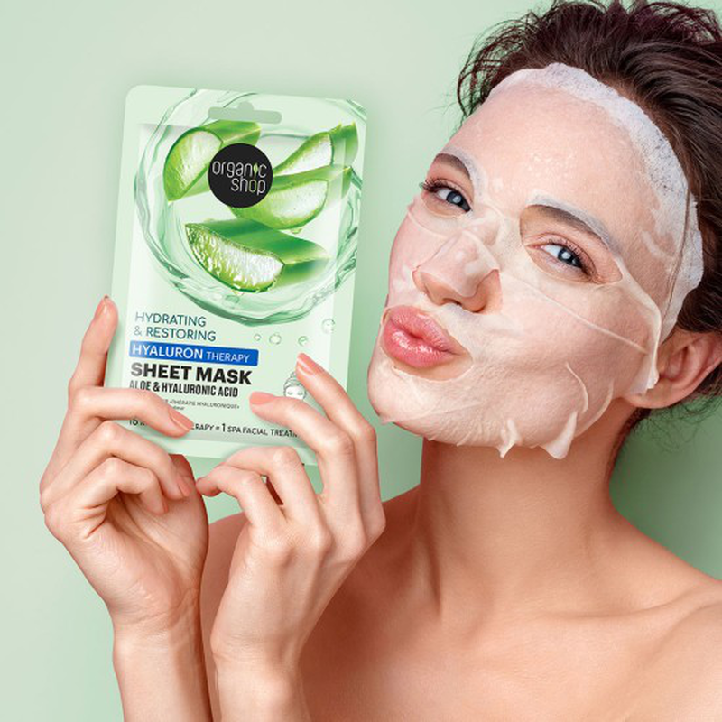 Product image: Organic shop hyaluron therapy sheet mask, , medium-null