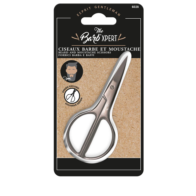 Barb' xpert beard & moustache scissors, , medium-null