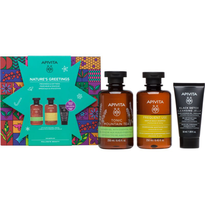 Apivita xmass prom. Tonic mountain + shampoo daily . /20