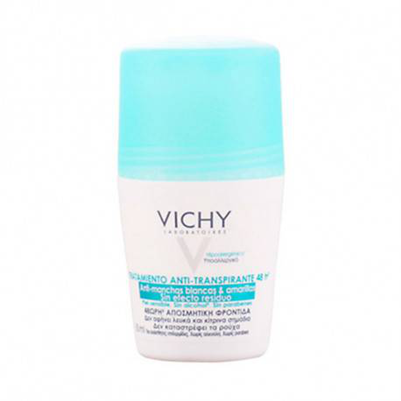 Vichy 48hours antiperspirant roll on. No white marks& yellow stains 50ml-null