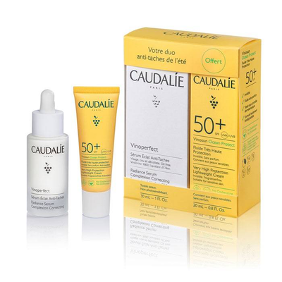 Caudalie vinoperfect suncare set, serum, , medium