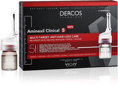 Dercos Aminexil Clinical 5 Hommes 21x6Ml, , medium
