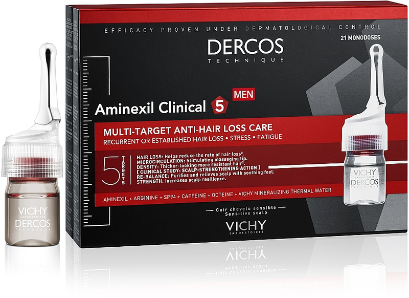 Dercos Aminexil Clinical 5 Hommes 21x6Ml-null