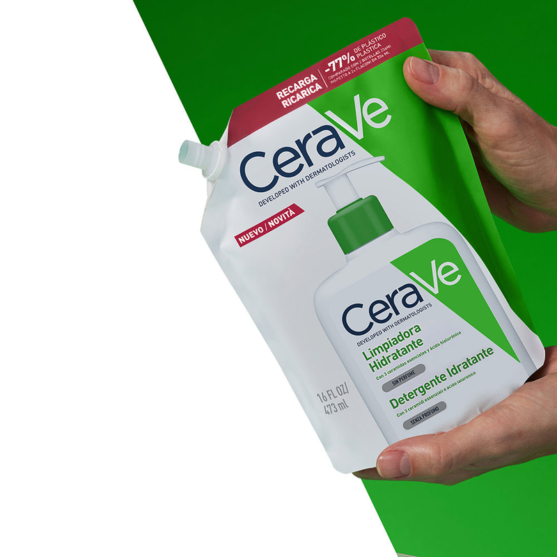 Cerave eco-refill moisturizing cream wash 473 ml-null