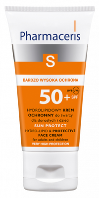 Pharmaceris broad spectrum protective cream – aντηλιακή προσώπου SPF50 1+1 δωρο, 2×50 ml, , medium