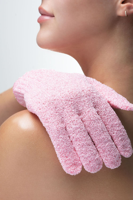 Exfoliating gloves-null