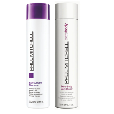 Paul mitchell extra body shampoo & daily rinse conditioner 300ml duo, , medium