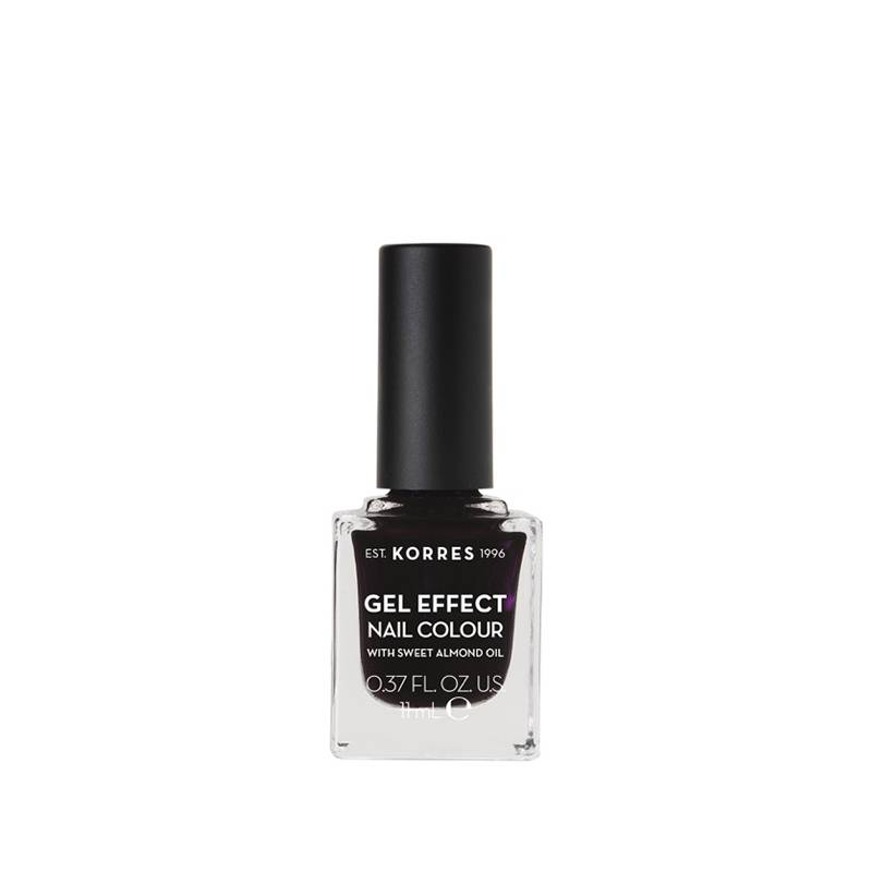 Korres gel effect nail colour no 76 smokey plum 11ml-null