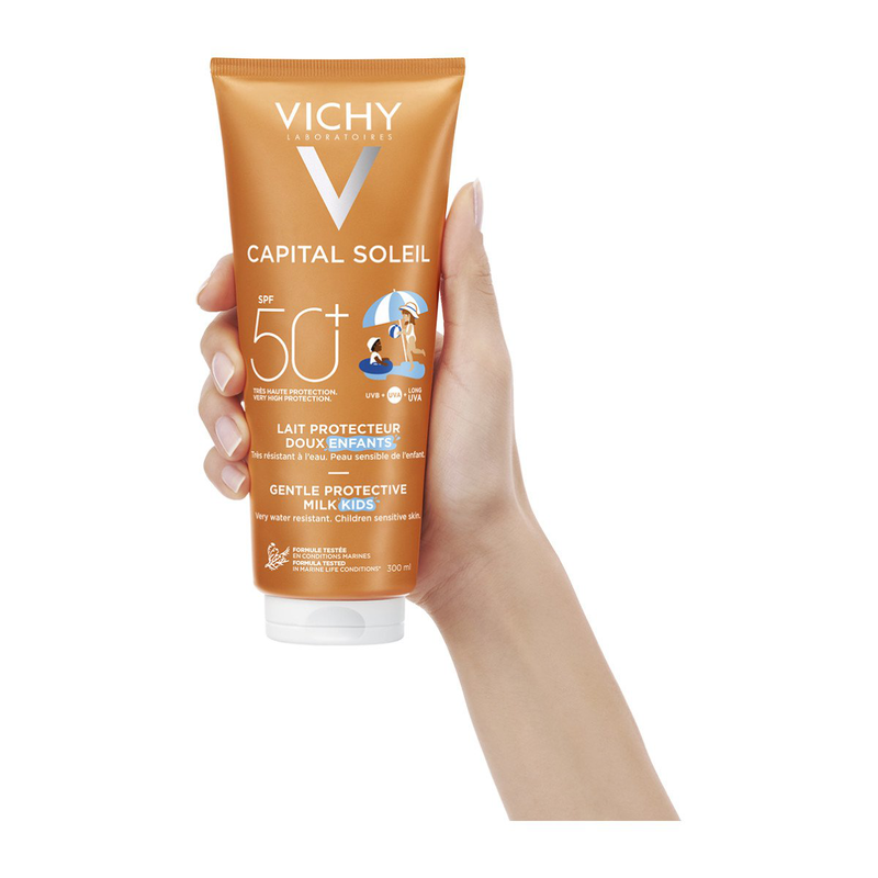 Product image: Vichy capital soleil kids sunscreen lotion SPF 50+ - 300ml-null