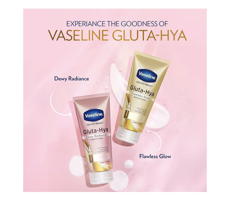 Vaseline gluta-hya dewy radiance serum-in-lotion, lightweight moisturizing body lotion &ndash; 200 m-null