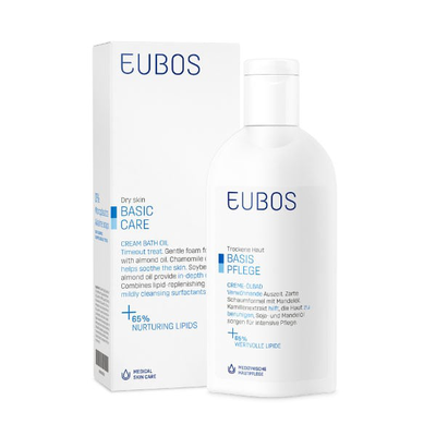 Eubos cream bath oil for dry skin 200ml, , medium