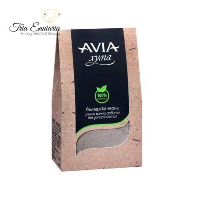 Natural black clay, powder, 250 g , avia, , medium image number null