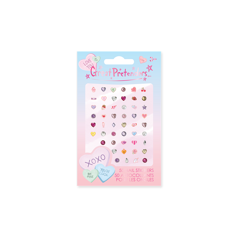 Hearts nails stickers, , medium image number null