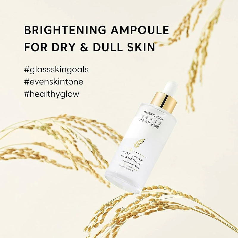 Thank you farmer rice pure cream in ampoule 50ml-null