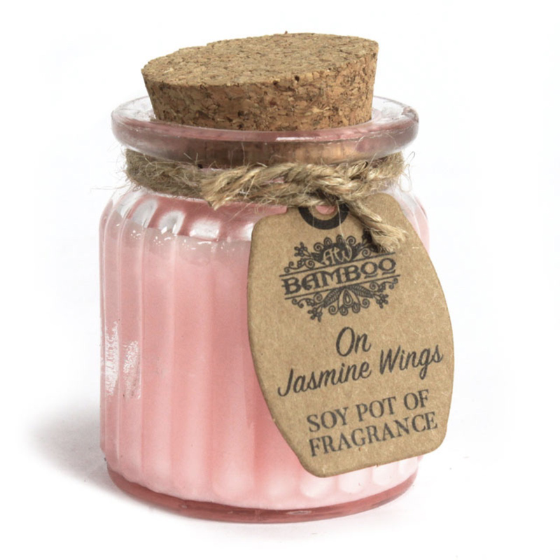 Fragrance candle - on jasmine wings soy pot, , medium-null