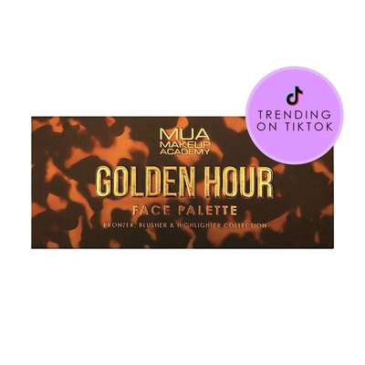 Mua face palette golden hour
