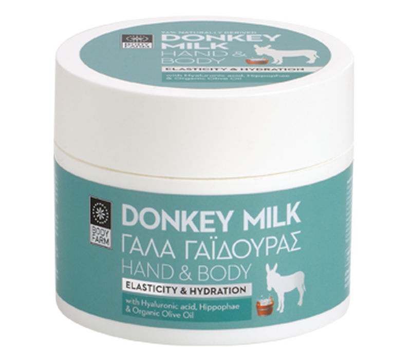 Bodyfarm donkey milk hand & body cream x 200ml-null