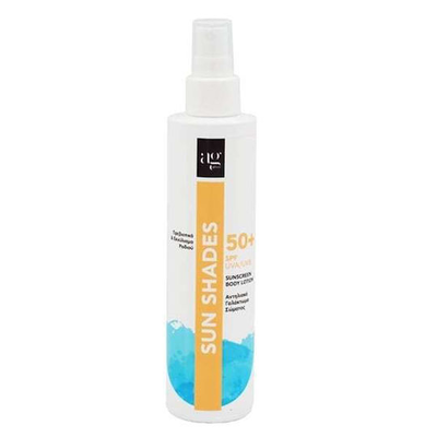 Ag sun shades sunscreen body lotion spray SPF50+ 200ml, , medium