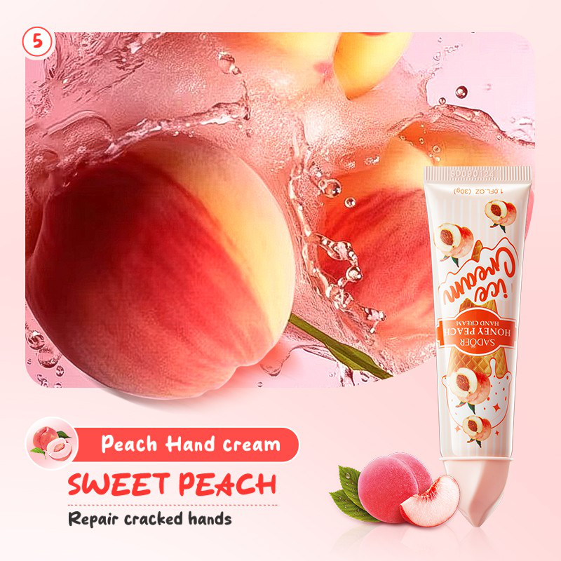 Peach hand cream &ndash; ice cream edition-null
