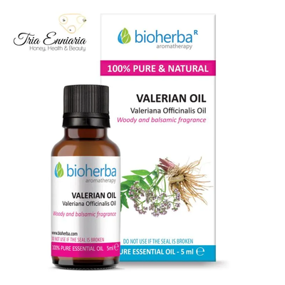 Valerian, pure essential oil, 5 ml, bioherba, , medium