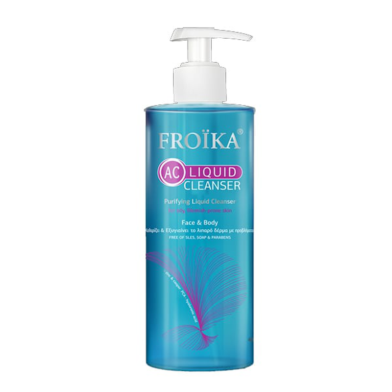 Froika | ac liquid cleanser | &upsilon;&gamma;&rho;ό &kappa;&alpha;&theta;&alpha;&rho;&iota;&sigma;&mu;&omicron;ύ &gamma;&iota;&alpha; &lambda;&iota;&pi;&alpha;&rho;ό &delta;έ&rho;&mu;&alpha; &mu;&epsilon; &tau;ά&sigma;&eta; &alpha;&kappa;&mu;ή&sigmaf; |200ml, , medium-null