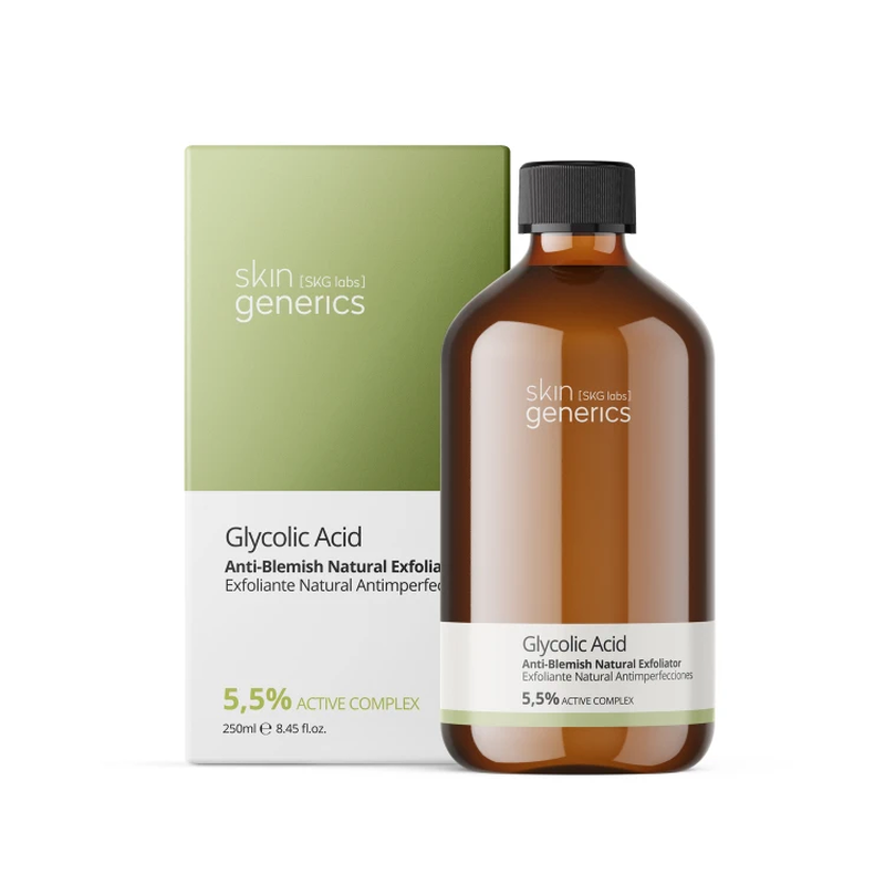 Skin Generics anti-blemish natural exfoliator glycolic acid 5.5% 250ml-null