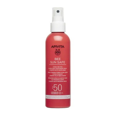 Apivita bee sun safe hydra melting ultra-light face and body spray SPF 30 200 ml, , medium