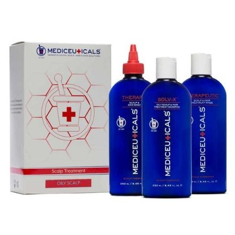 Mediceuticals scalp treatment kit solv-x for oily scalp, , medium image number null